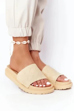 Klapki Damskie Big Star|Klapki Na Platformie><noscript><img width=