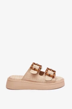 Klapki Na Platformie|Klapki Damskie Klasyczne><noscript><img width=