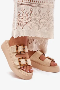 Klapki Na Platformie|Klapki Damskie Klasyczne><noscript><img width=