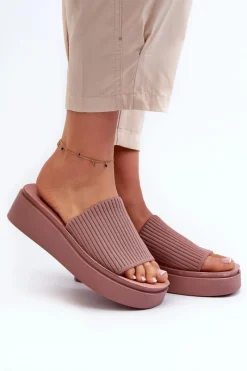 Klapki Na Platformie|Klapki Damskie Klasyczne><noscript><img width=