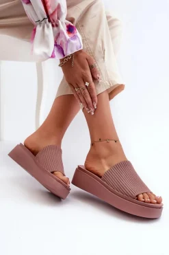 Klapki Na Platformie|Klapki Damskie Klasyczne><noscript><img width=