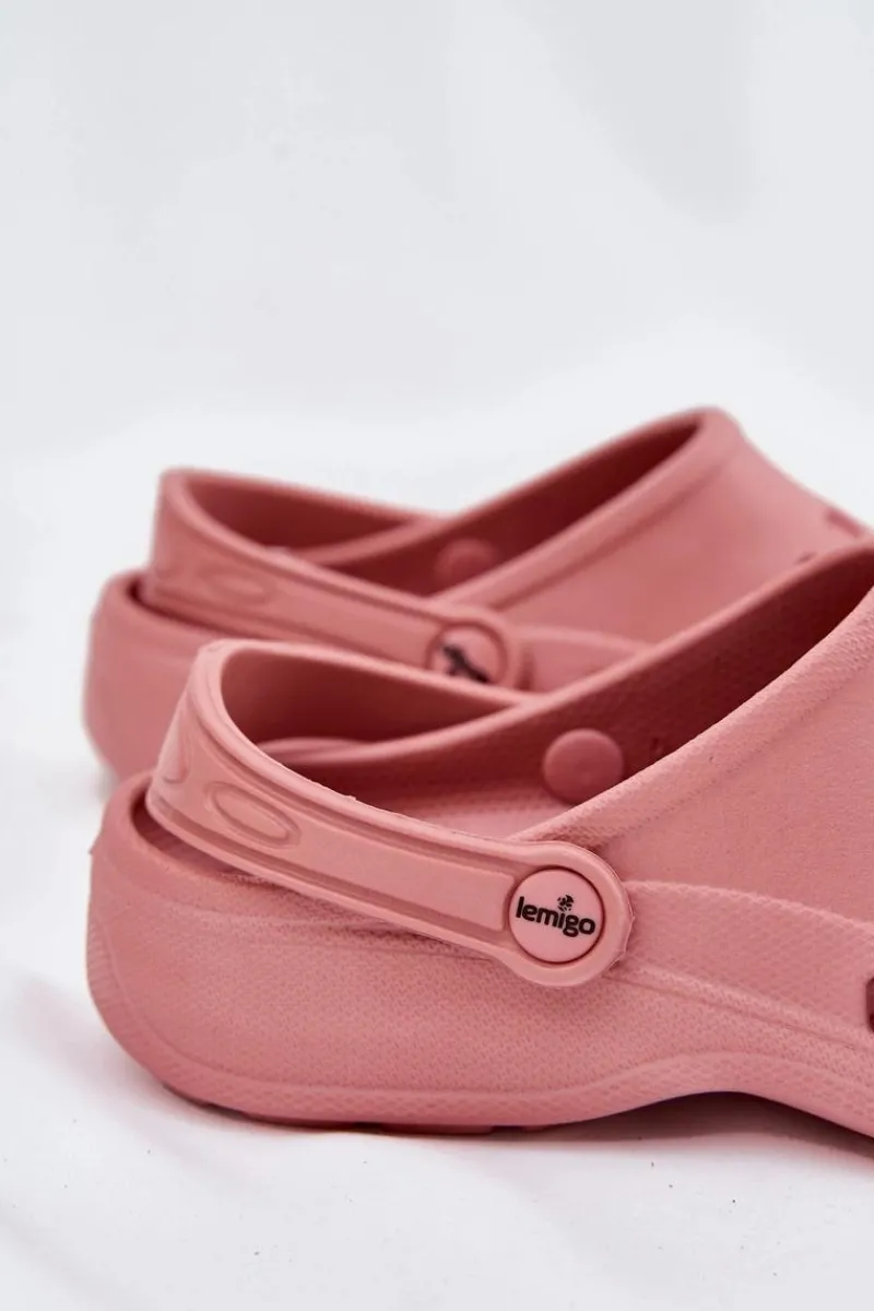 Online Klapki Damskie Piankowe LEMIGO 806 Różowe Damskie Klapki Basenowe|Klapki Damskie Klasyczne