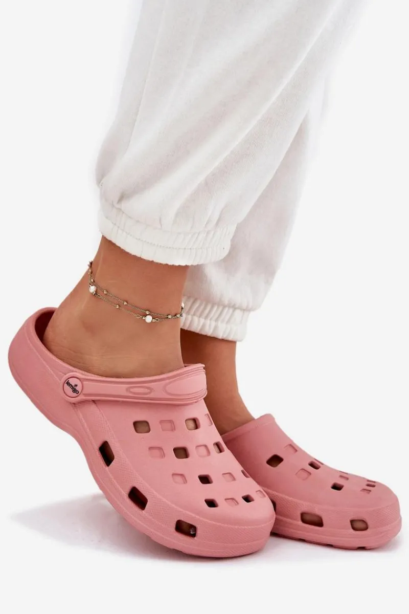 Online Klapki Damskie Piankowe LEMIGO 806 Różowe Damskie Klapki Basenowe|Klapki Damskie Klasyczne