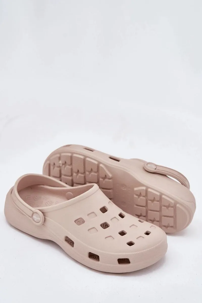 Klapki Basenowe|Klapki Damskie Klasyczne>Boto Klapki Damskie Piankowe LEMIGO 806 Beżowe Beżowy