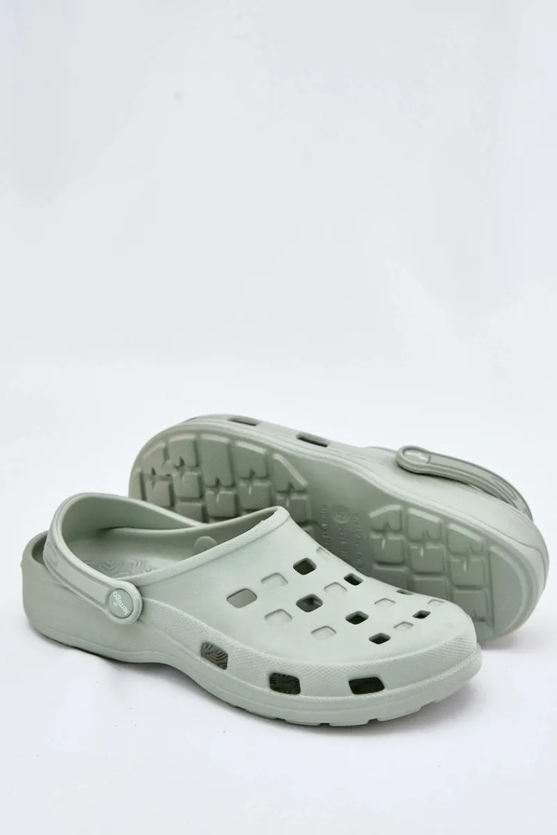 Discount Boto Klapki Damskie Piankowe LEMIGO 806 Miętowe Zielony