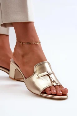 Klapki Na Obcasie|Klapki Damskie Klasyczne><noscript><img width=