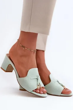 Klapki Na Obcasie|Klapki Damskie Klasyczne><noscript><img width=