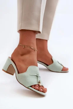 Klapki Na Obcasie|Klapki Damskie Klasyczne><noscript><img width=