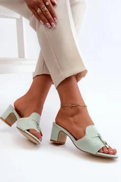 Klapki Na Obcasie|Klapki Damskie Klasyczne><noscript><img width=