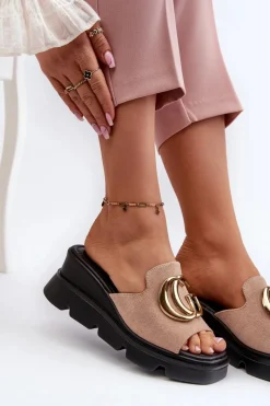 Klapki Na Platformie|Klapki Damskie Klasyczne><noscript><img width=