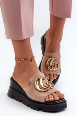 Klapki Na Platformie|Klapki Damskie Klasyczne><noscript><img width=