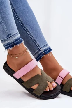 Klapki Na Platformie|Klapki Damskie Klasyczne><noscript><img width=