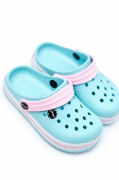 Online Klapki Dla Chłopca Dziewczynki Dziecięce Piankowe Kroksy Miętowe Dzieci Chłopięce|Dziewczęce