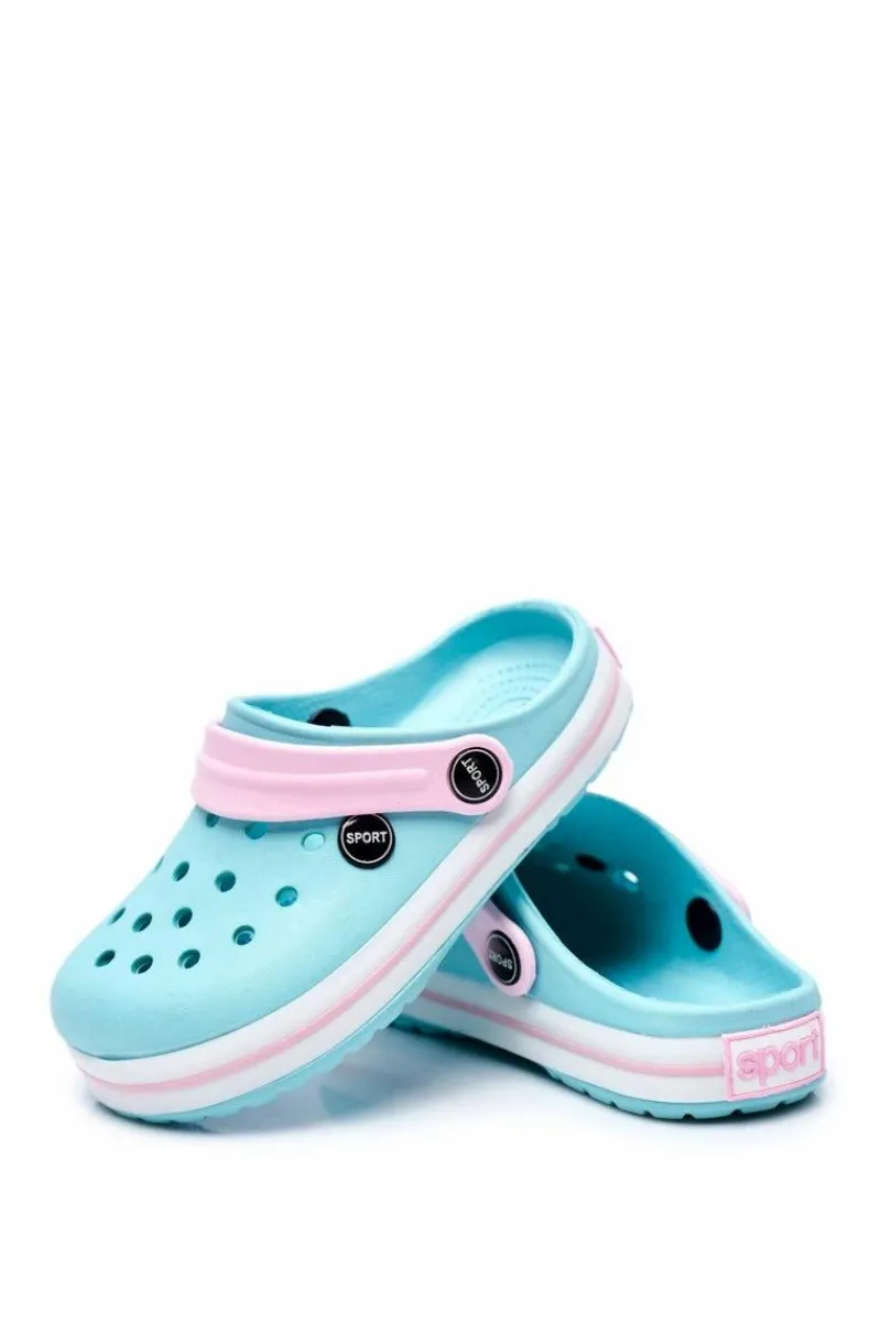 Online Klapki Dla Chłopca Dziewczynki Dziecięce Piankowe Kroksy Miętowe Dzieci Chłopięce|Dziewczęce