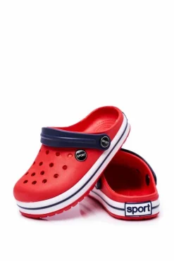 Best Boto Klapki Dla Chłopca Dziewczynki Dziecięce Piankowe Kroksy Czerwone