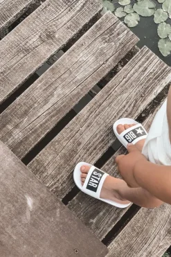 Online Klapki Dziecięce Big Star DD374151 Białe Dzieci Chłopięce|Dziewczęce