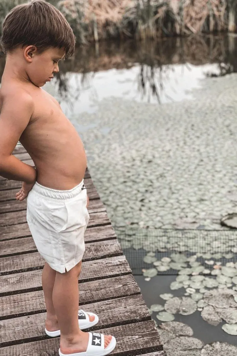 Online Klapki Dziecięce Big Star DD374151 Białe Dzieci Chłopięce|Dziewczęce