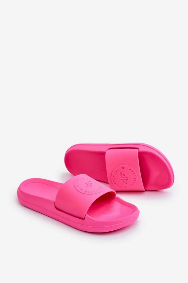Discount 4F Klapki Dziecięce JMM00FFLIF016A-55S Fuksja Różowy