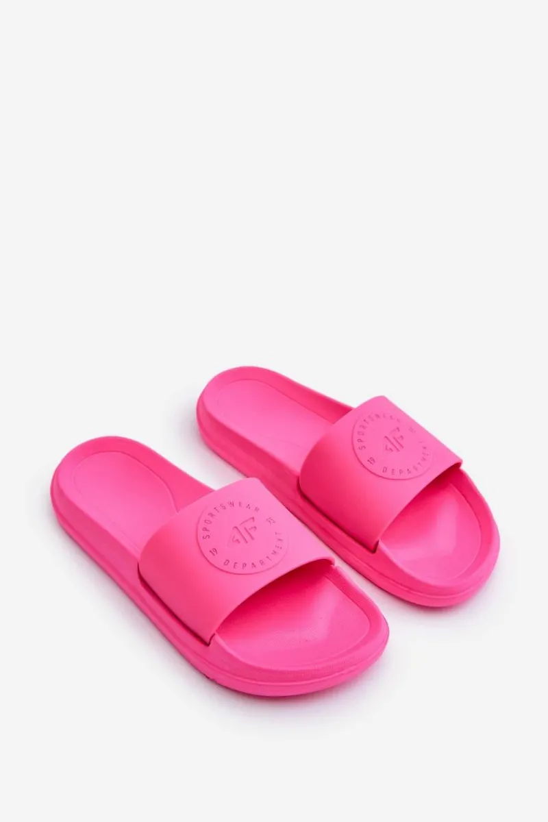 Discount 4F Klapki Dziecięce JMM00FFLIF016A-55S Fuksja Różowy