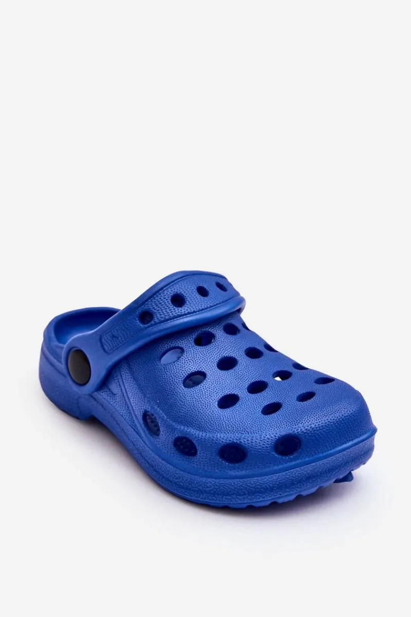 Chłopięce|Dziewczęce>Boto Klapki Dziecięce Piankowe Kroksy Niebieskie Lucas
