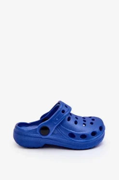 Chłopięce|Dziewczęce>Boto Klapki Dziecięce Piankowe Kroksy Niebieskie Lucas