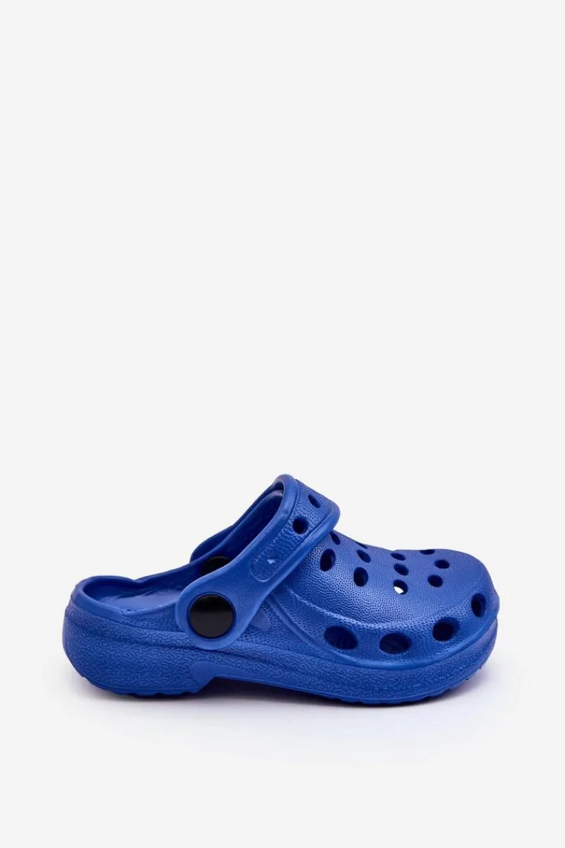 Chłopięce|Dziewczęce>Boto Klapki Dziecięce Piankowe Kroksy Niebieskie Lucas