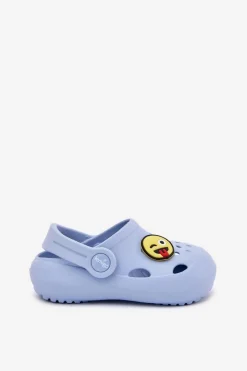New Boto Klapki Dziecięce Piankowe Z Przypinką LEMIGOSE 880 e Niebieski