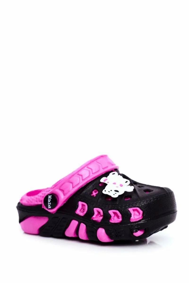 Best Klapki Dziecięce Piankowe Kroksy Czarne Miś Polarny Oddie Dzieci Dziewczęce