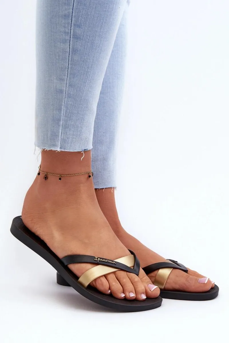 Klapki Sportowe|Klapki Damskie Japonki>Ipanema Klapki Japonki Damskie 81805 Kirei Fem Czarne