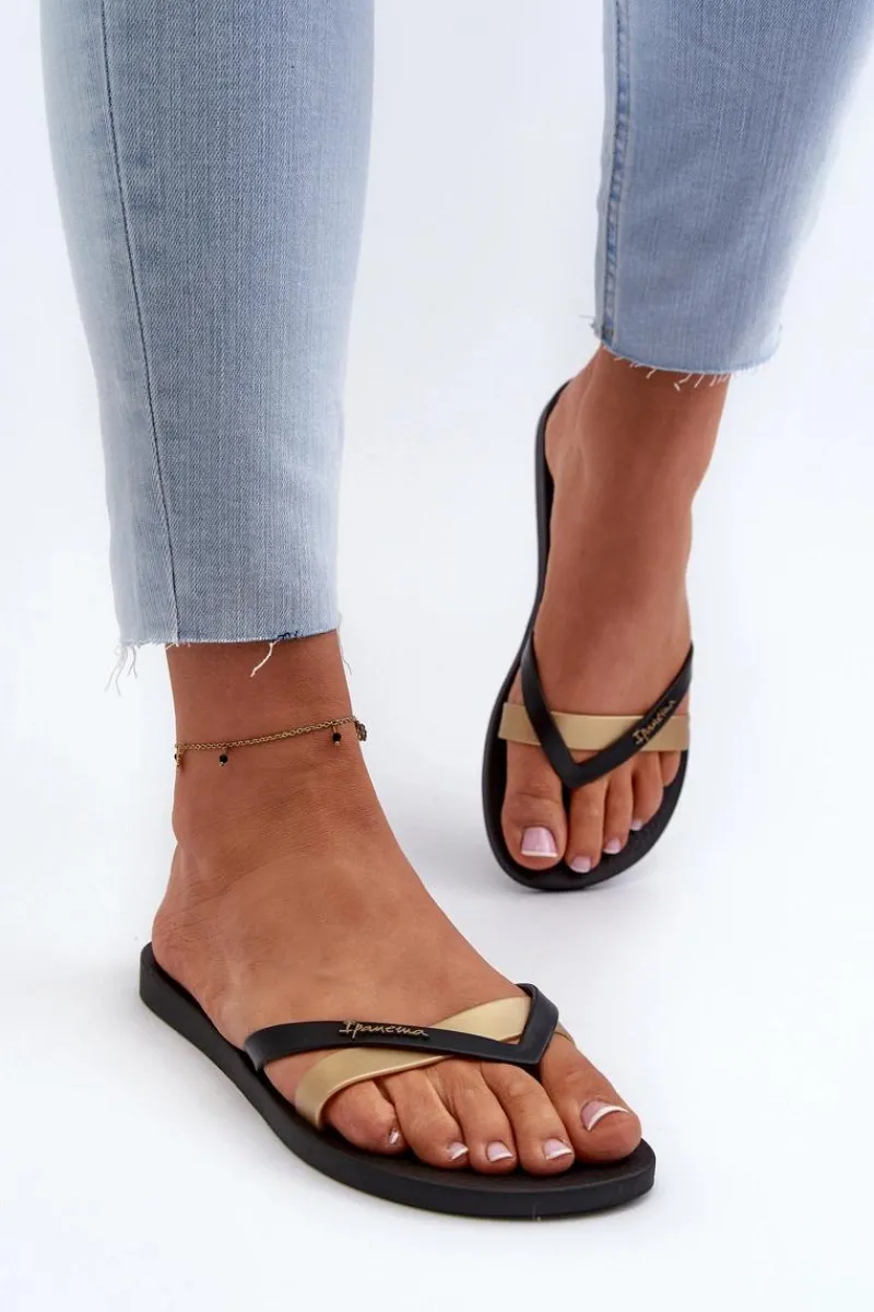 Klapki Sportowe|Klapki Damskie Japonki>Ipanema Klapki Japonki Damskie 81805 Kirei Fem Czarne