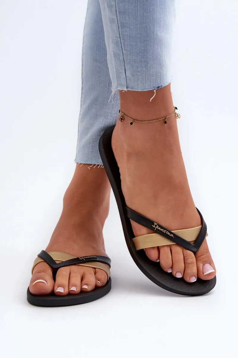 Klapki Sportowe|Klapki Damskie Japonki>Ipanema Klapki Japonki Damskie 81805 Kirei Fem Czarne