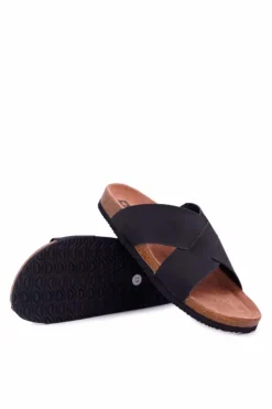 Outlet Klapki Męskie Big Star Czarne DD174603 Męskie Klapki Męskie Big Star|Klapki Męskie Klasyczne