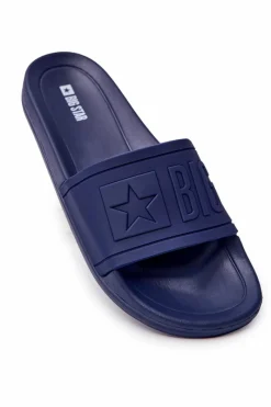 Best Klapki Męskie Big Star Gumowe Granatowe DD174688 Męskie Klapki Męskie Big Star|Klapki Męskie Klasyczne