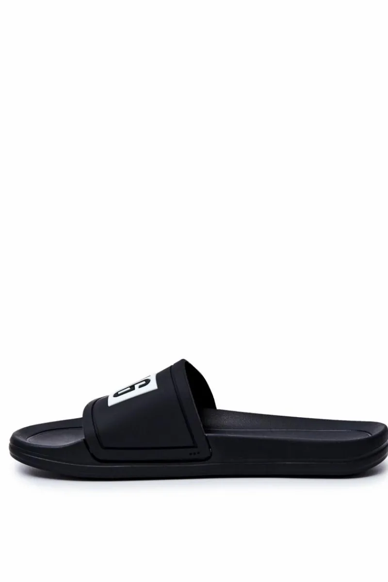 Outlet Klapki Męskie Big Star Gumowe Czarne DD174699 Męskie Klapki Męskie Big Star|Klapki Męskie Klasyczne