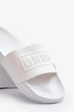 Best Klapki Męskie Big Star NN174651 Białe Męskie Klapki Męskie Big Star|Klapki Męskie Klasyczne