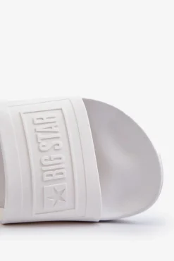Best Klapki Męskie Big Star NN174651 Białe Męskie Klapki Męskie Big Star|Klapki Męskie Klasyczne
