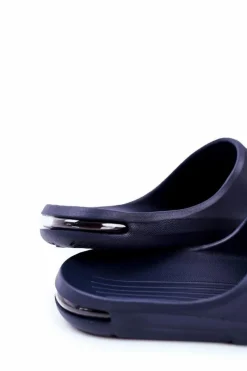 Hot Big Star Shoes Klapki Męskie Big Star Powietrzne Granatowe GG174919