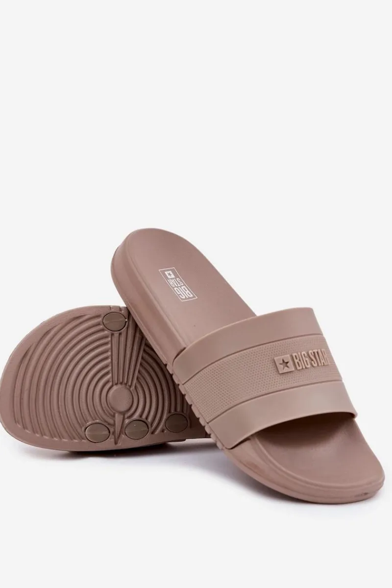 Klapki Męskie Big Star|Klapki Męskie Klasyczne>Big Star Shoes Klapki Męskie Big Star RR174A048 Beżowe Beżowy