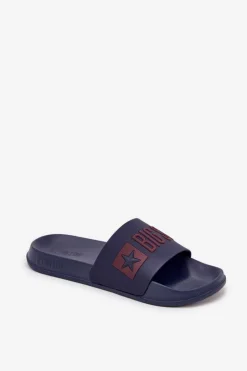 Hot Klapki Męskie Big Star SS174361 Granatowe Męskie Klapki Męskie Big Star|Klapki Męskie Klasyczne