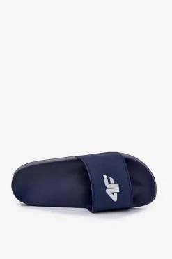 Sale 4F Klapki Męskie RMM00FSLIM011-30S Granatowe