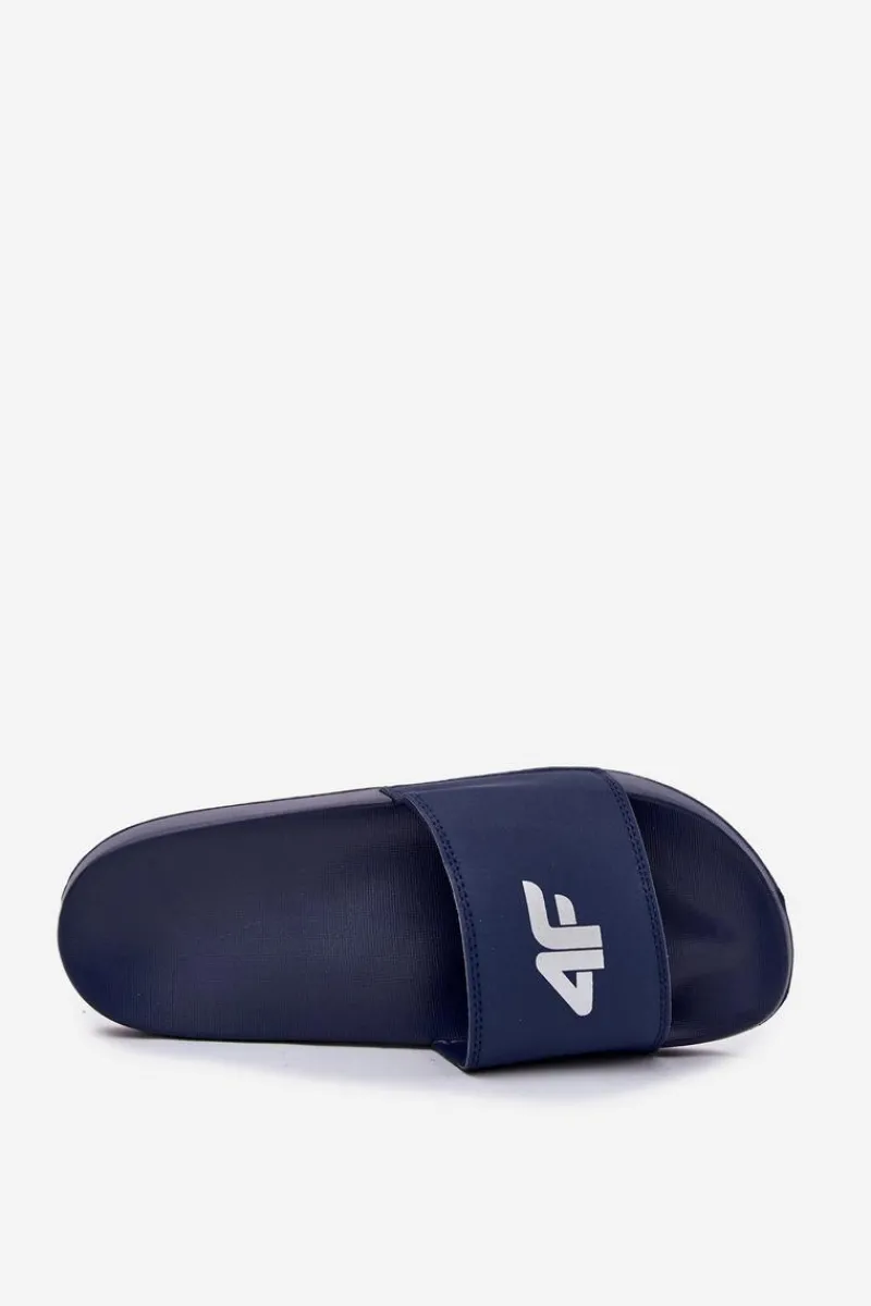 Sale 4F Klapki Męskie RMM00FSLIM011-30S Granatowe