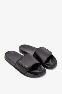 Clearance Klapki Męskie MM00FFLIM032-20S Czarne Męskie Klapki Męskie Klasyczne