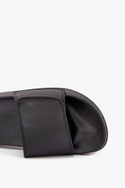 Clearance Klapki Męskie MM00FFLIM032-20S Czarne Męskie Klapki Męskie Klasyczne