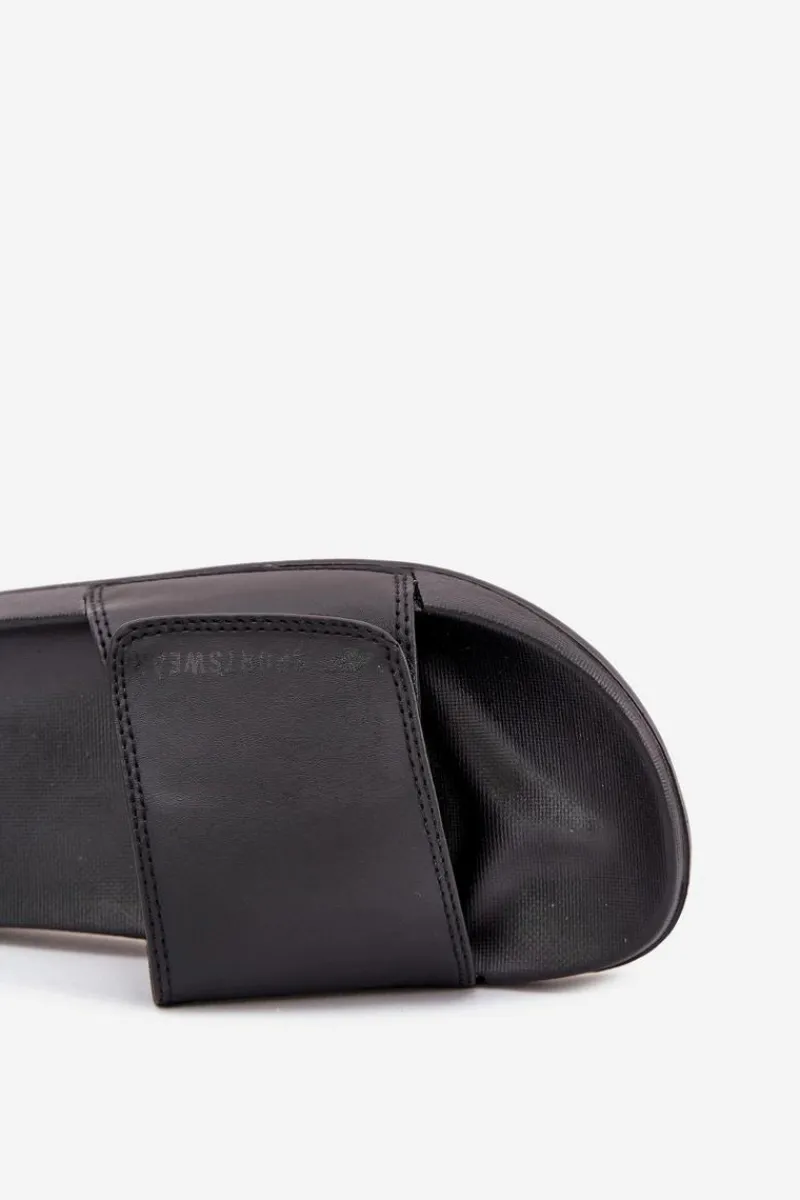 Clearance Klapki Męskie MM00FFLIM032-20S Czarne Męskie Klapki Męskie Klasyczne