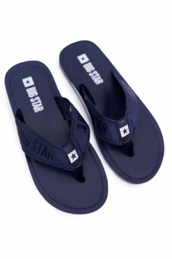 Klapki Męskie Big Star|Klapki Męskie Japonki>Big Star Shoes Klapki Męskie Japonki Big Star Granatowe DD174676