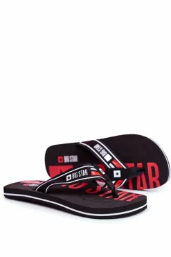 Klapki Męskie Big Star|Klapki Męskie Japonki>Big Star Shoes Klapki Męskie Japonki Big Star Czarne FF274A450