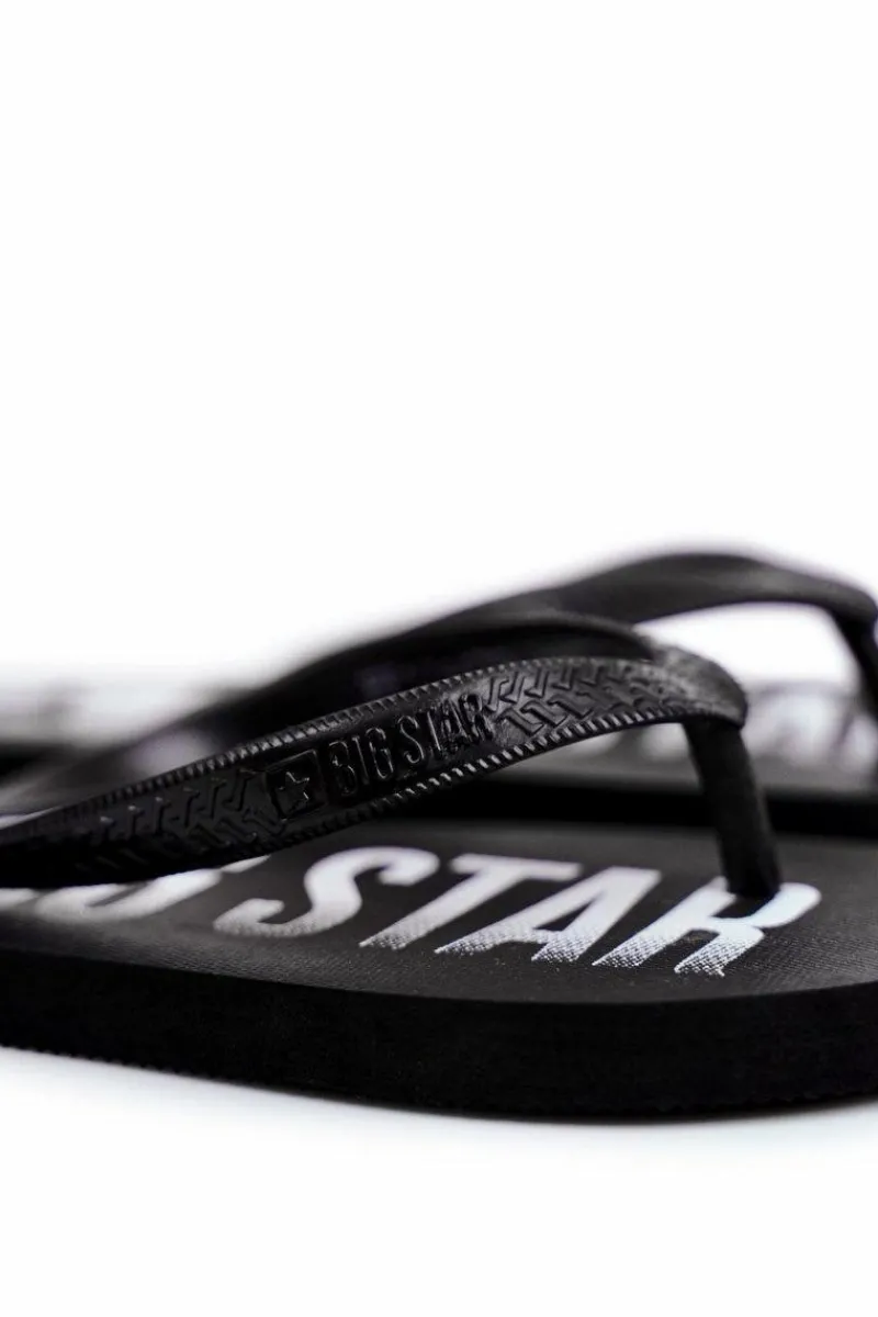 Klapki Męskie Big Star|Klapki Męskie Japonki>Big Star Shoes Klapki Męskie Japonki Big Star Czarne FF274A470