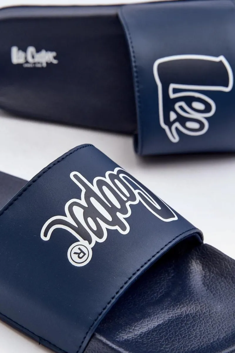 Online Lee Cooper Klapki Męskie LCW-24-42-2481M Granatowe