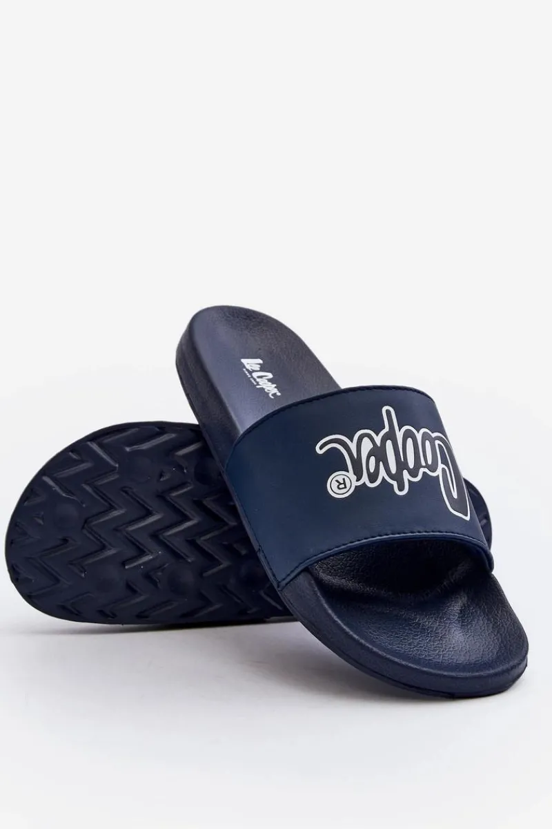Online Lee Cooper Klapki Męskie LCW-24-42-2481M Granatowe