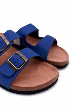 Klapki Męskie Big Star|Klapki Męskie Klasyczne></noscript>Big Star Shoes Klapki Męskie Z Klamrami Big Star Granatowe DD174604